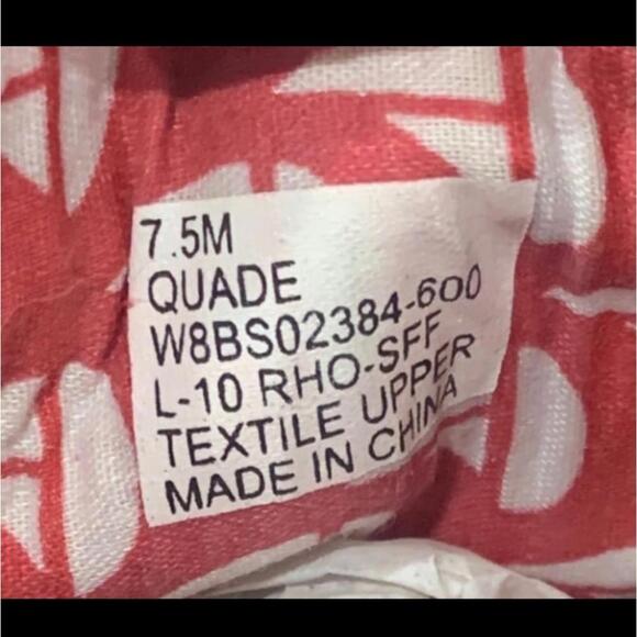 Tommy Hilfiger Red Boat Shoes Loafers size 7.5 - Picture 4 of 4